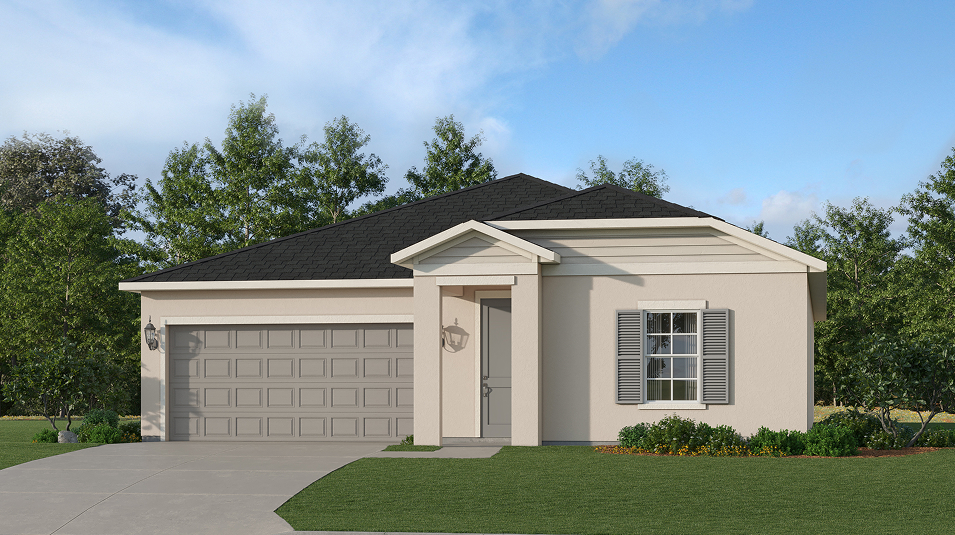 Exterior rendering of the Armstrong plan by Lennar at Willow in Punta Gorda, Florida
