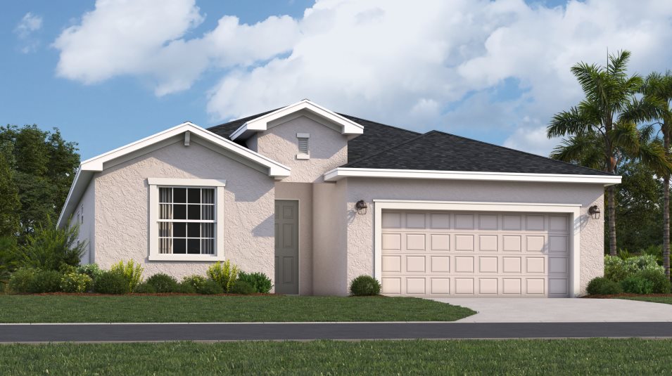 Exterior rendering of the Marsala plan by Lennar at Willow in Punta Gorda, Florida