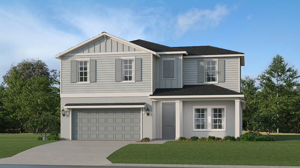 Exterior rendering of the Teller plan by Lennar at Willow in Punta Gorda, Florida